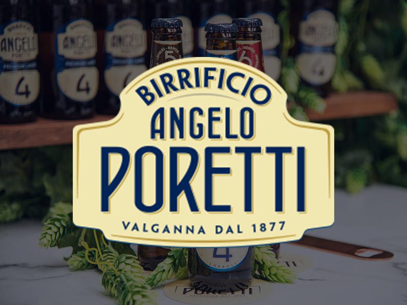 Logo Angelo Poretti met achtergrond